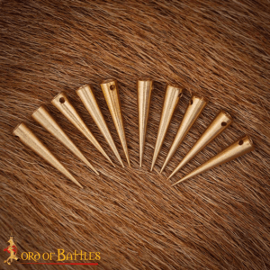 Brass Aiglets - Set of 10