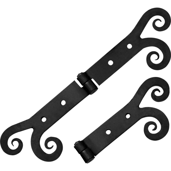 Medieval Fantasy Iron Hinges - Set of 2