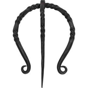 Twisted Iron Viking Cloak Pin