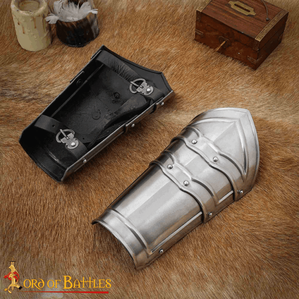 Medieval Fantasy Steel Bracers