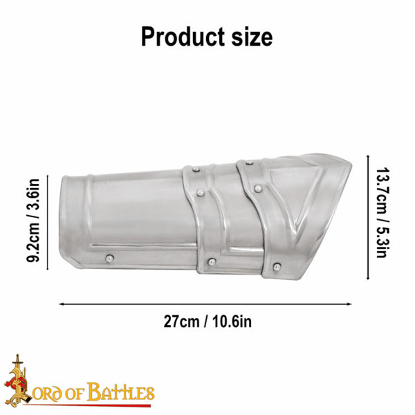 Medieval Fantasy Steel Bracers