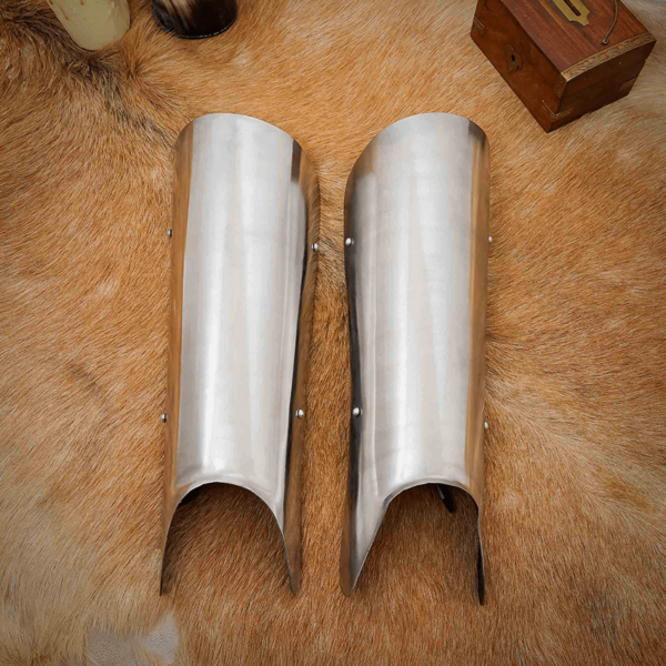 Late Medieval Knight's Steel Greaves