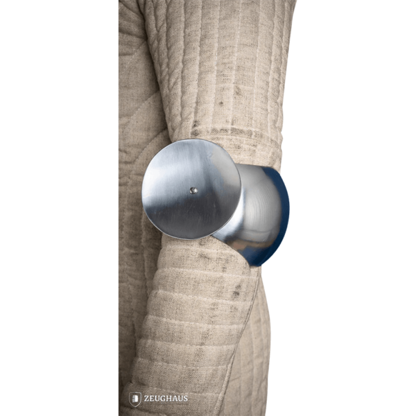 14th Century Rondel Elbow Cops - Polished