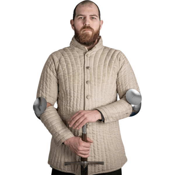 14th Century Rondel Elbow Cops - Polished
