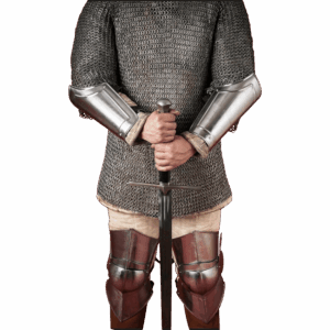 Warrior Steel Bracers - Polished