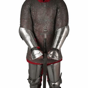 Champion Steel Bracers - Polished