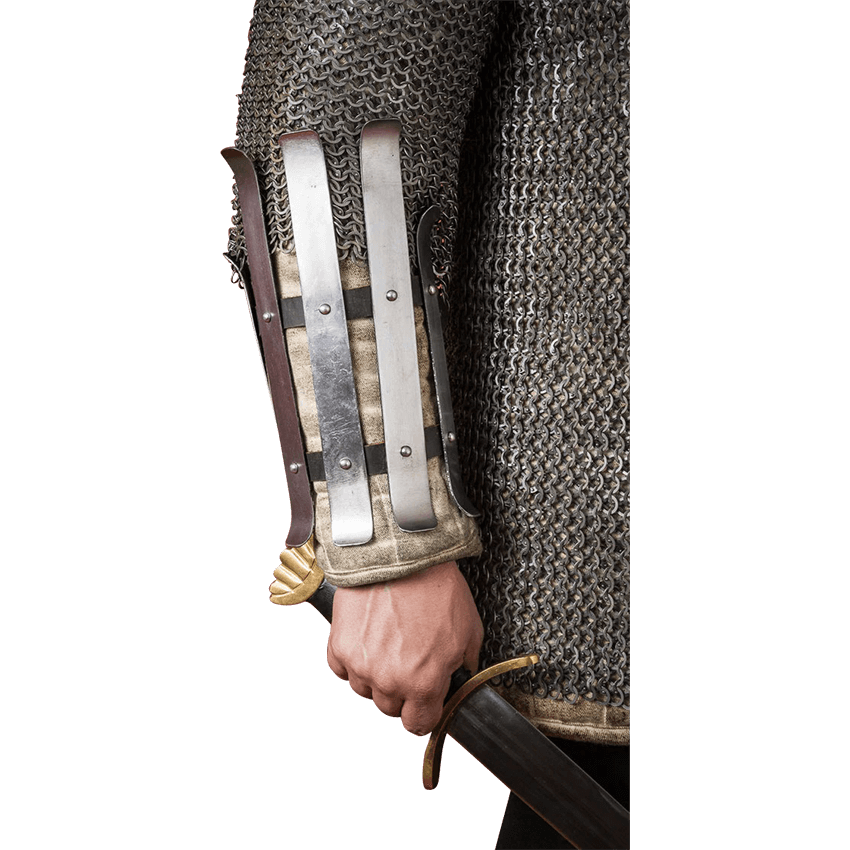 Viking Splint Bracers - Polished