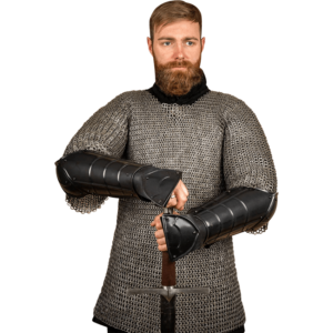 Champion Steel Bracers - Blackened