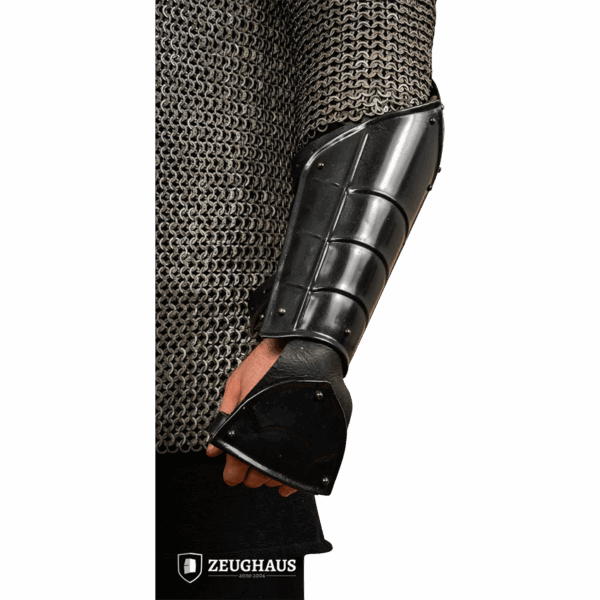 Champion Steel Bracers - Blackened