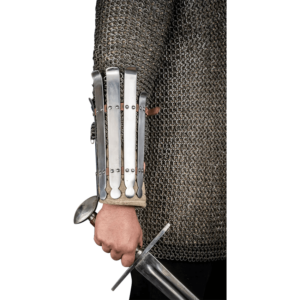 Norse Warrior Splint Bracers - Polished