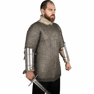Norse Warrior Splint Bracers - Polished