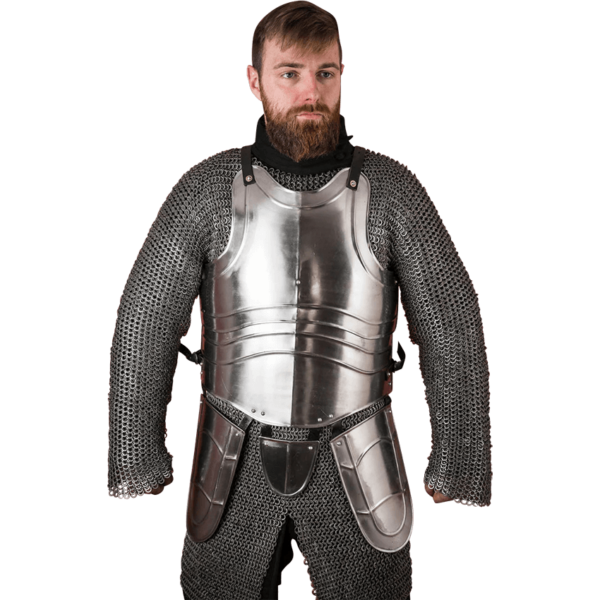 Warrior Steel Cuirass with Tassets - Polished