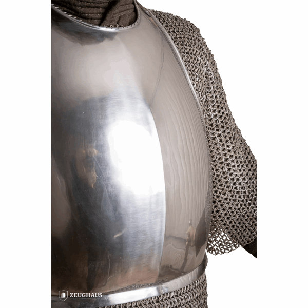 Mercenary Steel Breastplate - Polished