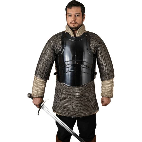 Warrior Steel Cuirass - Blackened