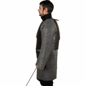 Warrior Steel Cuirass with Tassets - Blackened