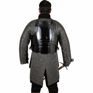 Warrior Steel Cuirass with Tassets - Blackened