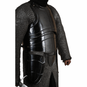 Warrior Steel Cuirass with Tassets - Blackened