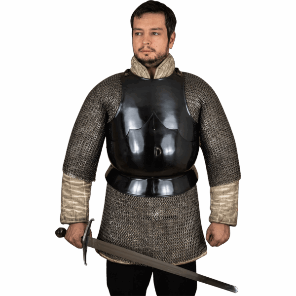 15th Century Steel Breastplate - Blackened