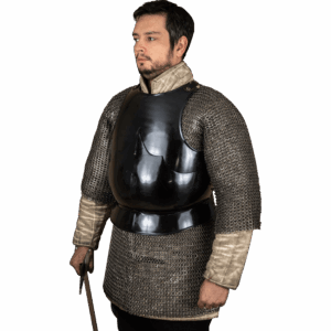 15th Century Steel Breastplate - Blackened