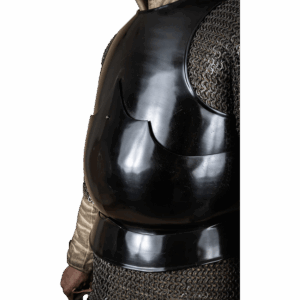 15th Century Steel Breastplate - Blackened