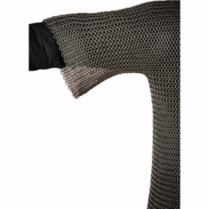 Short Sleeve Steel Chainmail Haubergeon - 9mm Round Rings