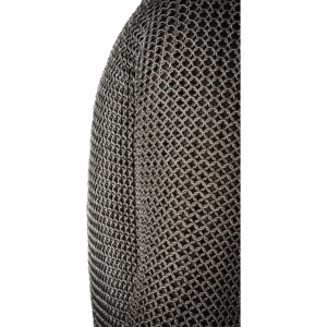 Long Sleeve Steel Chainmail Hauberk - 9mm Round Rings