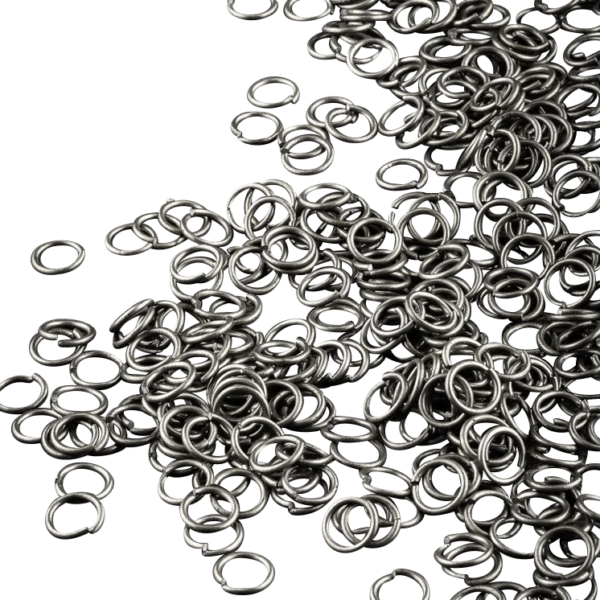 Steel 9mm Round Chainmail Rings