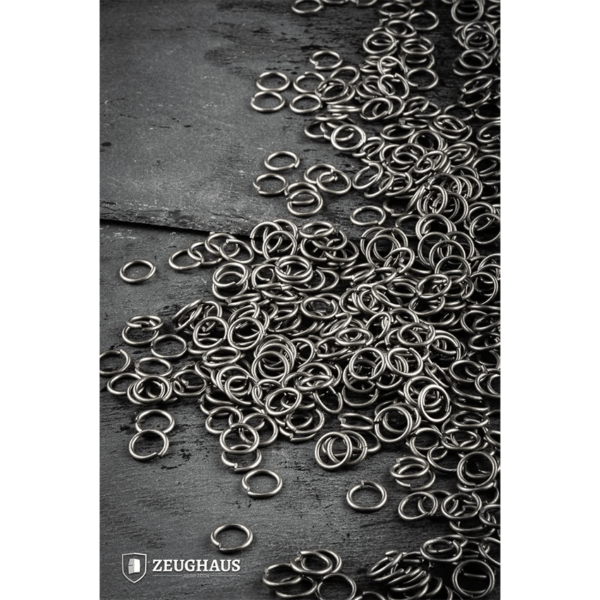 Steel 9mm Round Chainmail Rings