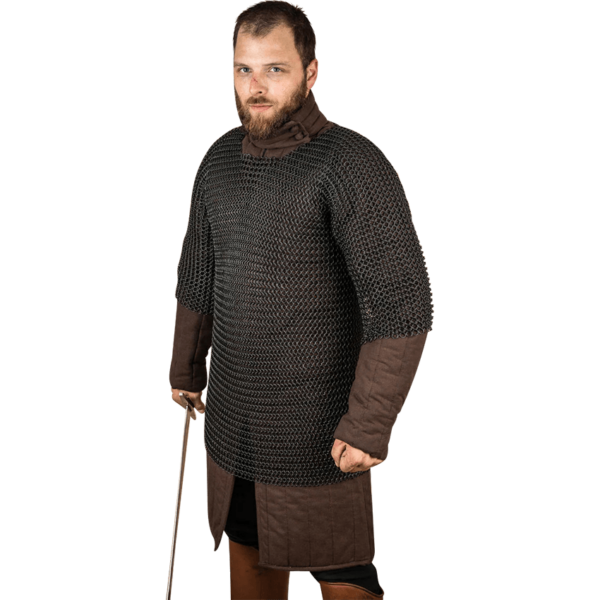 Black Dynasty Chainmail Haubergeon - 10mm Round Rings