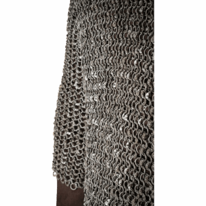 Riveted Steel Chainmail Haubergeon - 10mm Round Rings