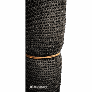 Riveted Steel Chainmail Chausses - 9mm Flat Rings