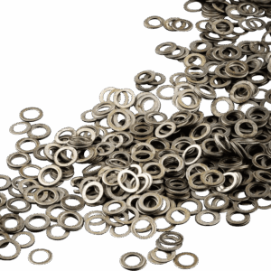 9mm Solid Flat Steel Chainmail Rings