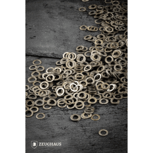 9mm Solid Flat Steel Chainmail Rings