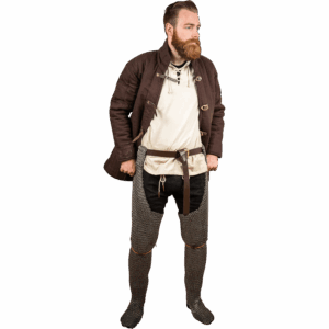Wedge Riveted Chainmail Chausses - 9mm Flat Rings