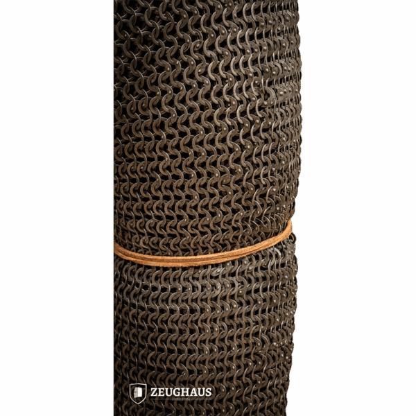 Wedge Riveted Chainmail Chausses - 9mm Flat Rings