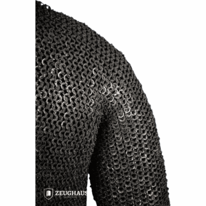 Stainless Steel Riveted Chainmail Haubergeon - 9mm Flat Rings