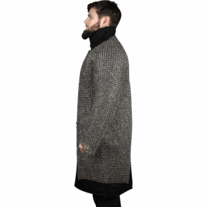 Titanium Riveted Chainmail Hauberk - 9mm Flat Rings