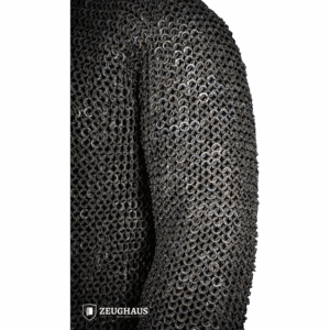 Titanium Riveted Chainmail Hauberk - 9mm Flat Rings