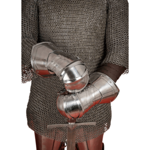 Steel Mitten Gauntlets - Polished