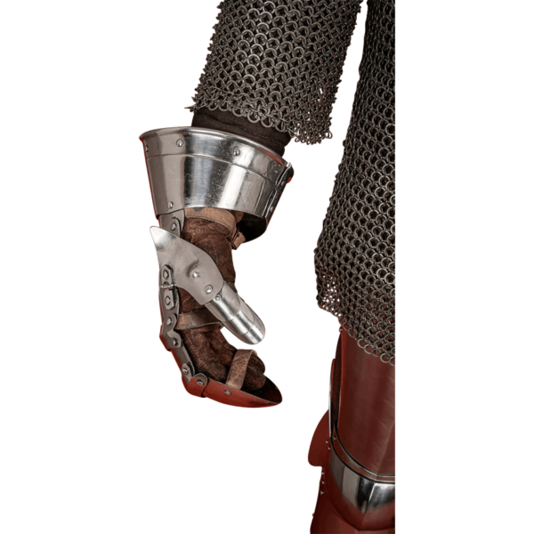 Steel Mitten Gauntlets - Polished
