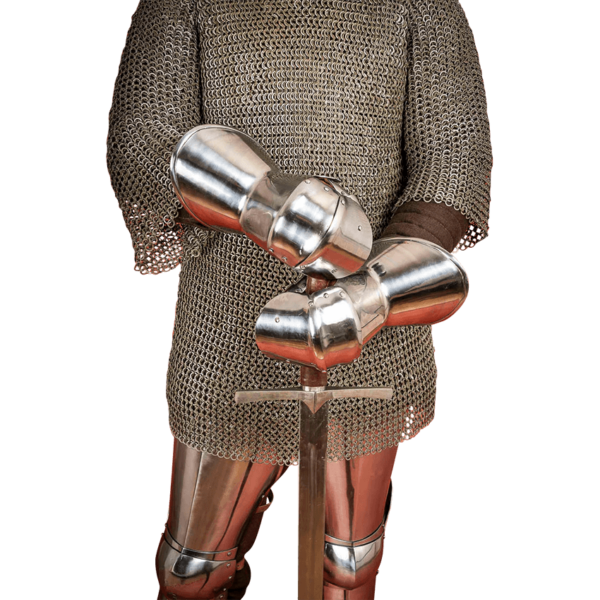 Milanese Mitten Gauntlets - Polished