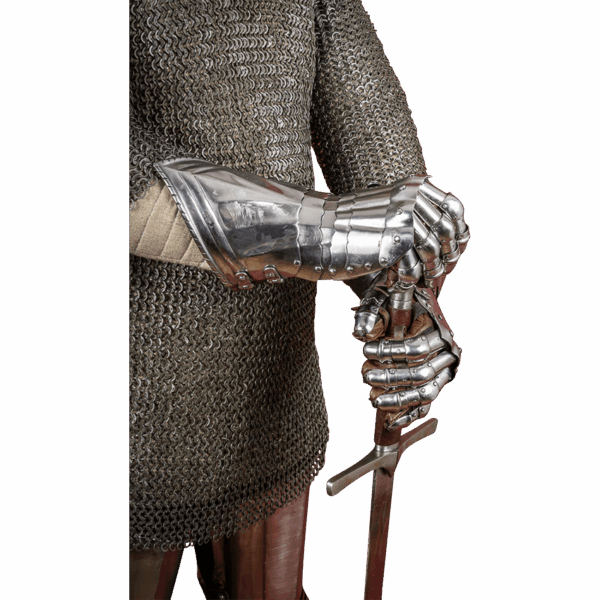 15th Century German Gauntlets - Polished