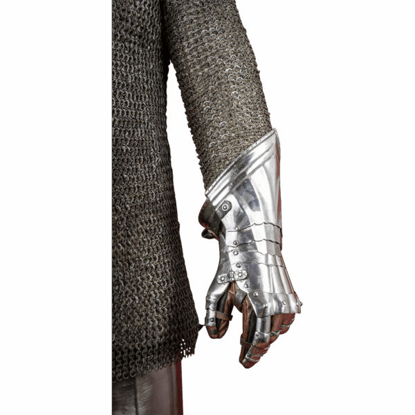 15th Century German Gauntlets - Polished