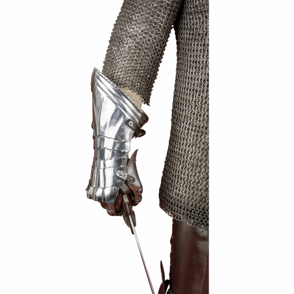 15th Century German Gauntlets - Polished