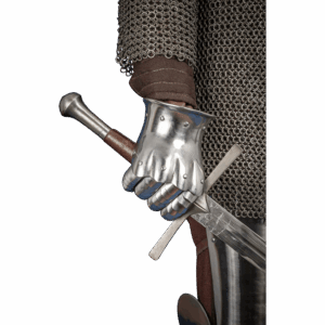 14th Century Steel Gauntlets - Polished