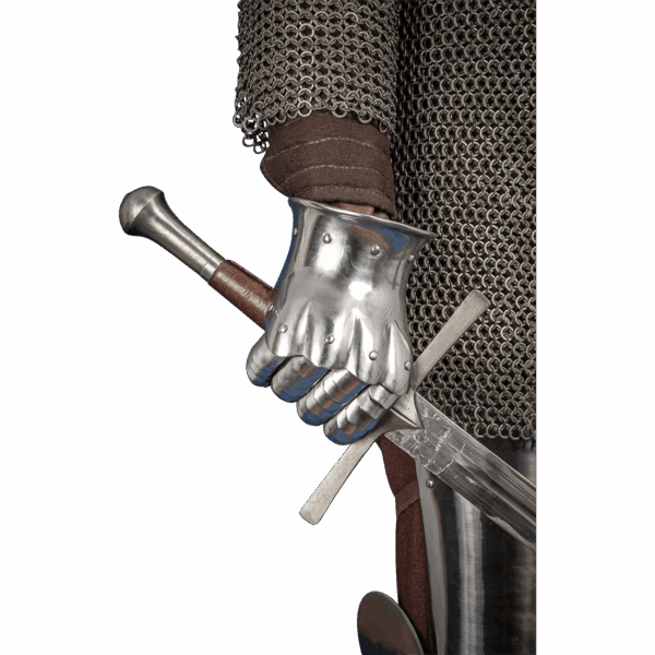 14th Century Steel Gauntlets - Polished