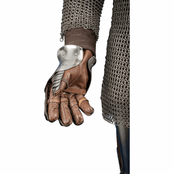 14th Century Steel Gauntlets - Polished