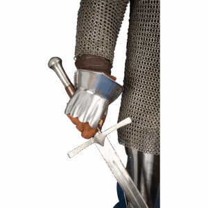 Steel Demi Gauntlets - Polished