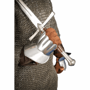 Steel Demi Gauntlets - Polished