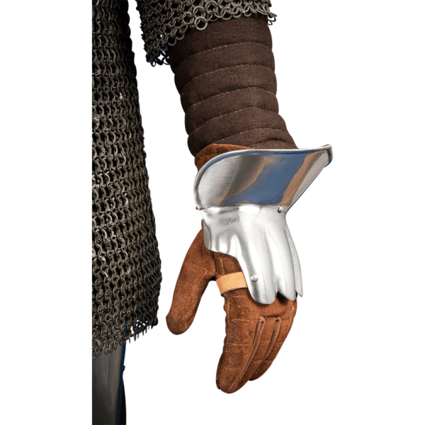 Steel Demi Gauntlets - Polished